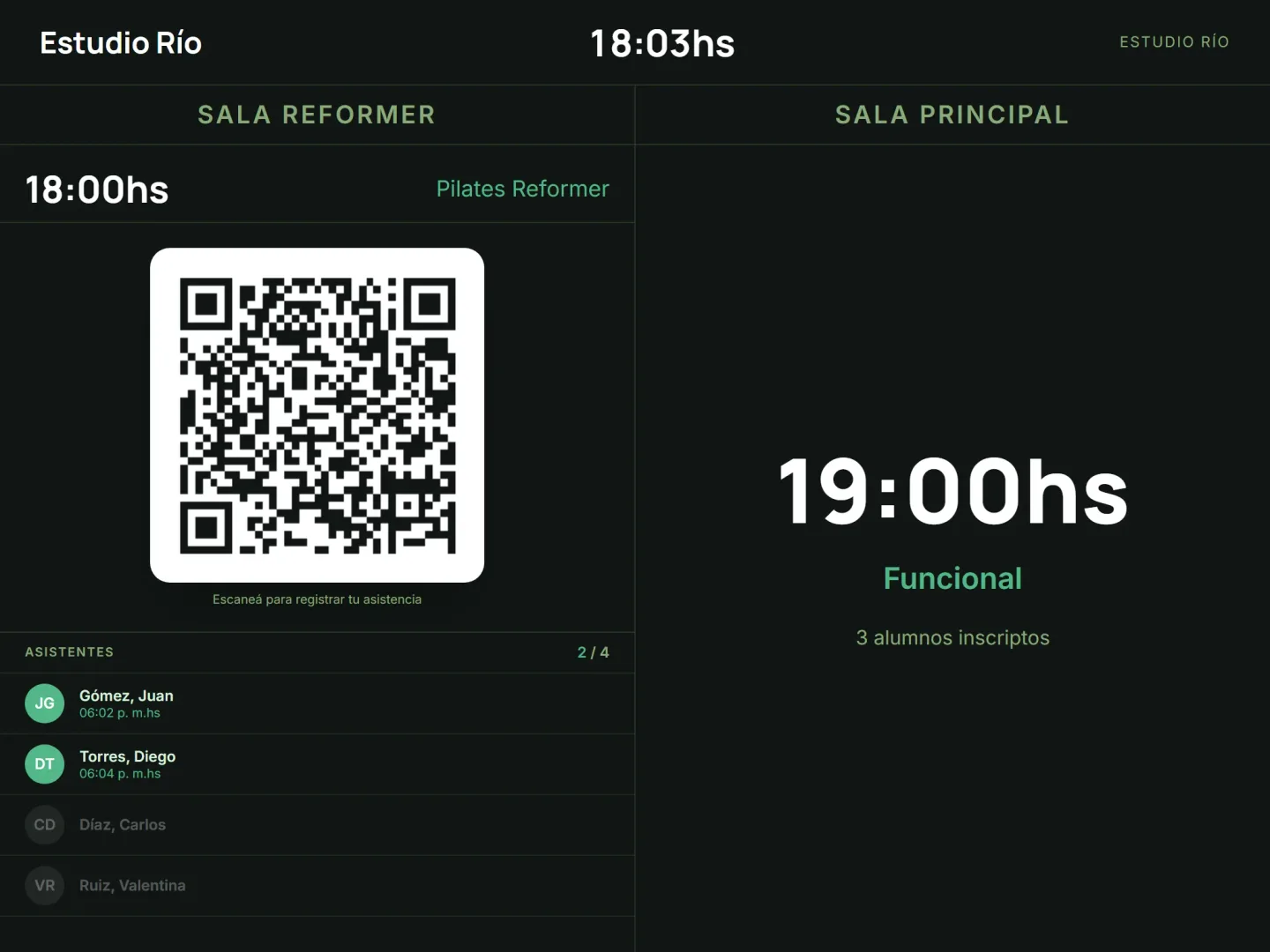 Pantalla de Pantalla operativa de CodaGym